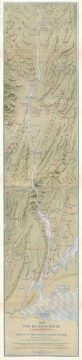 1909 MacCoun Map of the Hudson River in 1609 w/ Indian Tribes