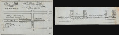1925 Kennard Thomson Plan for 39th St. Thoroughfare, New York City