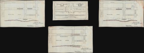 1917 Kennard Thomson Proposal for Tunnel, Fifth Ave. and 42nd St., New York City