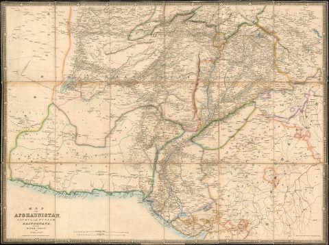 1842
  Wyld map of Afghanistan, Pakistan, India and Iran
