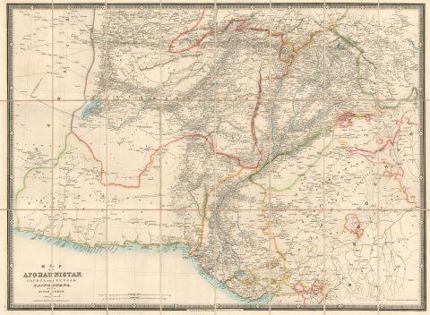 1842
  Wyld map of Afghanistan, Pakistan, India and Iran
