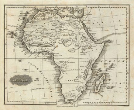 1828 Malte-Brun Map of Africa
