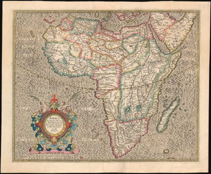 1628 Mercator -  Hondius Map of Africa