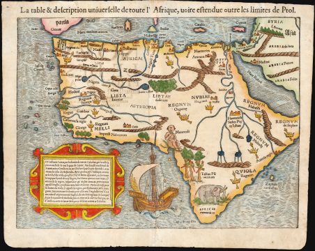 1568 Münster Map of Africa