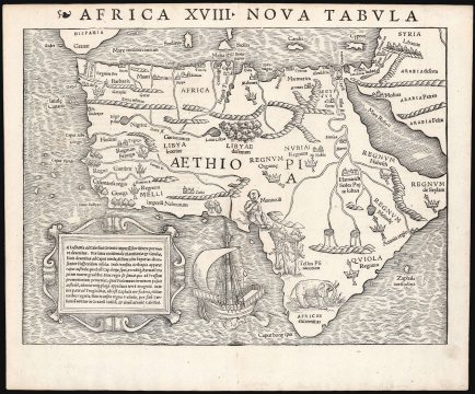 1540 Munster Map of Africa - FIRST EDITION / FIRST STATE!