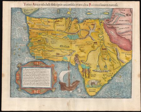 1550 Münster Map of Africa