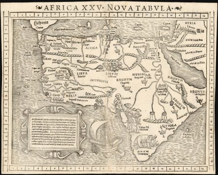 1552 Munster Map of Africa