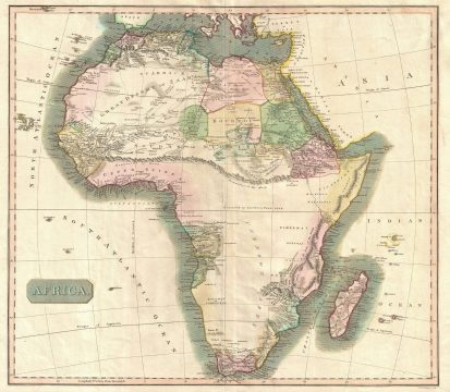 1815 Thomson Map of Africa