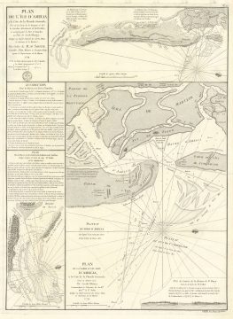 1779 Sartine Map of Amelia Island, Florida