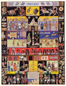 1936 Jo Mora Vignettes of Native American Life