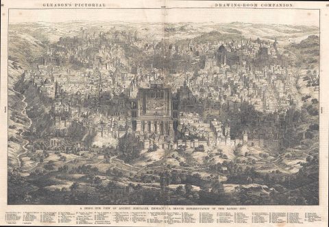 1853 Gleason View of Ancient Jerusalem