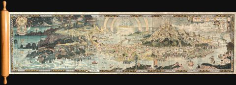 1918 Bernard Sleigh 'Ancient Mappe of Fairyland' (deluxe presentation variant)