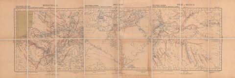 1905 Comissão de Cartografia Map of Central Angola (Portuguese West Africa)