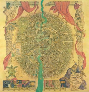 1993 Briggs / Player City Plan of Ankh-Morpork, Discworld