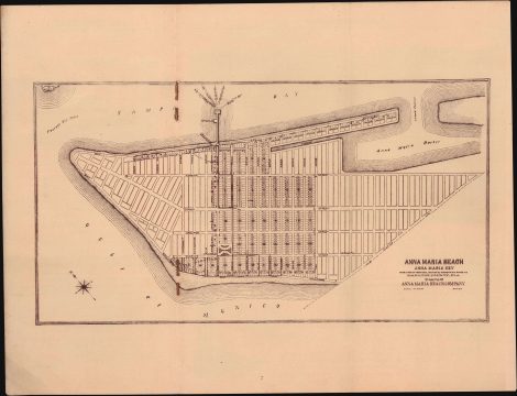 1913 Isbell City Plan or Map of Anna Maria Beach, Anna Maria Key, Florida