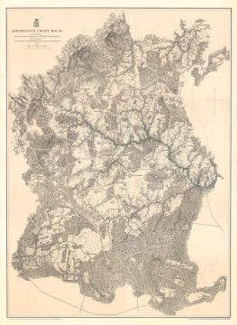 1867 Weyss Map of Appomattox Court House, Virginia
