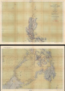 1901 U.S. War Department Map of the Philippines