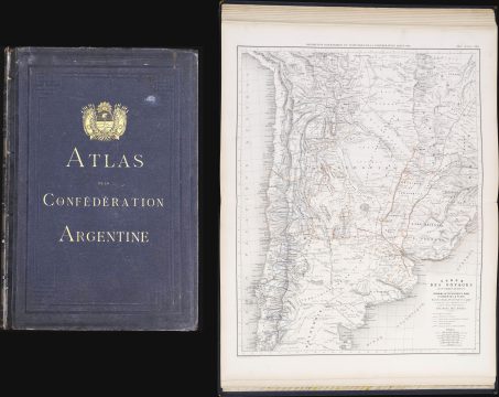 1873 Victor Martin de Moussy Atlas of the Argentine Confederation