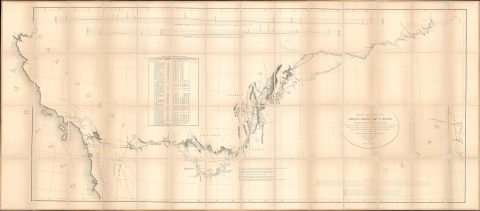 1847 Emory Map of the American Southwest