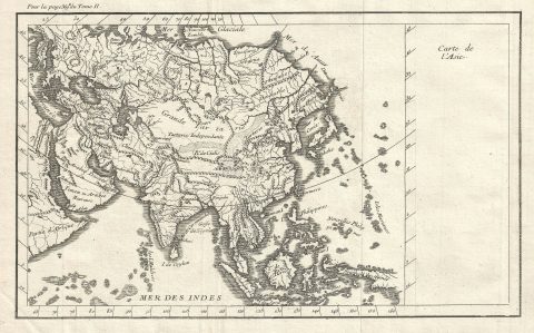 1790 Map of Asia