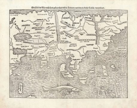 1578 Munster Map of Asia