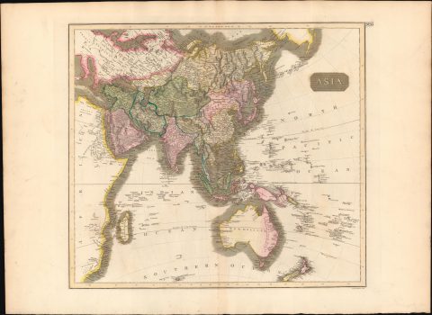 1814 Thomson Map of Asia and Australia