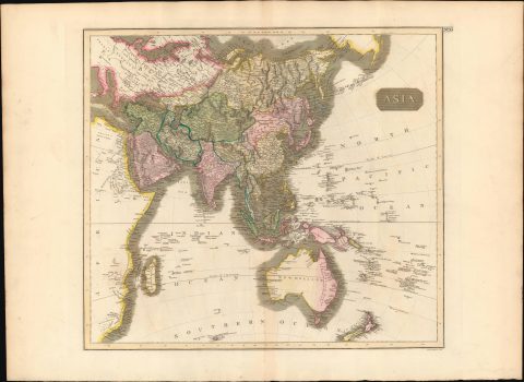 1814 Thomson Map of Asia and Australia