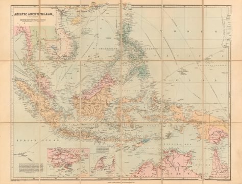 1906 Stanford Issue of John Arrowsmith's Map of Southeast Asia and the East Indies