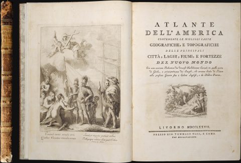 1772 Tommaso Masi Atlas of America (Revolutionary War)