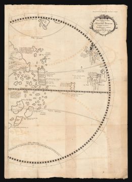 1787 Christoph Gottlieb von Murr Map of the Western Hemisphere of Martin Behaim
