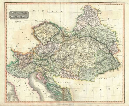 1817 Thomson Map of the Austrian Empire
