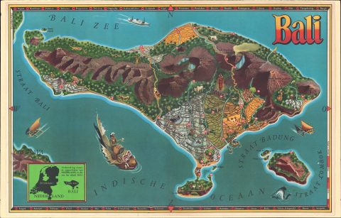 1962 François ten Have View of Bali, Indonesia