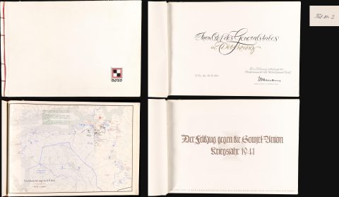 1941 Nazi German Army Group North Atlas of First Months of Operation Barbarossa