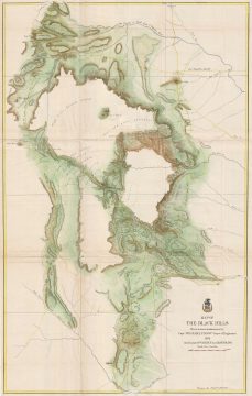 1874 Ludlow  and Custer Map of the Black Hills, South Dakota (Little Big Horn)