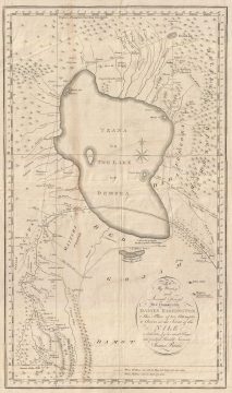 1790 James Bruce Map of Ethiopia and the Source of the Nile