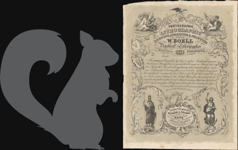 1866 Boell Advertising Broadsheet for Lithographic Services