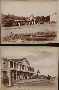 1890 Photograph of the Brindjey Tobacco Estate Railroad, Sumatra