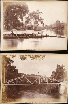 1890 Photograph of River Along the Brindjey Tobacco Estate, Sumatra