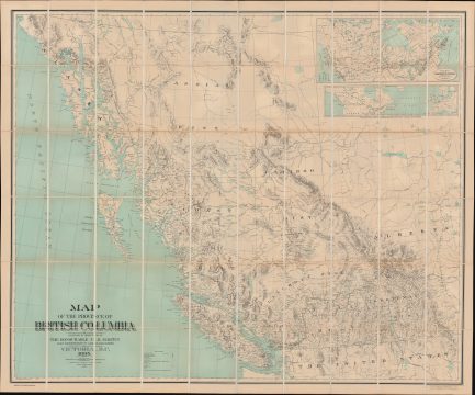 1896 Jörgensen Map of British Columbia, Canada