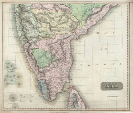 1816 Thomson Map Southern India
