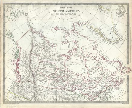 1834 S.D.U.K. Map of Canada or British North America