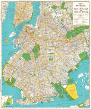 1940 Hagstrom City Plan or Map of Brooklyn, New York, and Vicinity