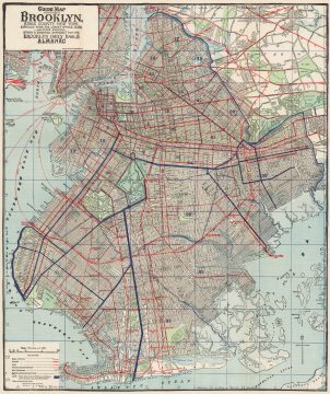 1898 / 1910 Servoss 'Daily Eagle' Map of Brooklyn