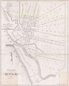 1848 Pease Map of Buffalo, New York