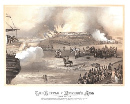 1875 Henry Thomas View of the Battle of Bunker Hill