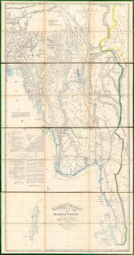 1825 Asiatic Lithographic / QMG Map of Burma (First Anglo-Burmesae War)