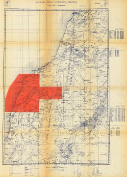 1958 Servicio Geográfico del Ejército Map of Morocco and Spanish Sahara