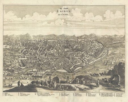 1686 Dapper View of Cairo, Egypt