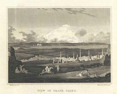 1828 Craig View of Cairo, Egypt