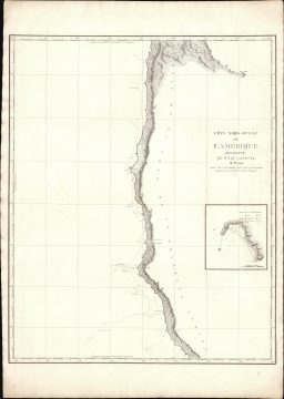 1799 Vancouver Map of Oregon and Northern California